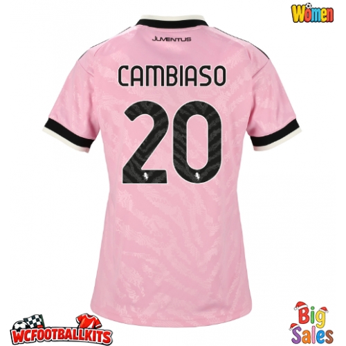 Juventus Andrea Cambiaso #20 Replica Away Stadium Shirt for Women 2026-27 Short Sleeve